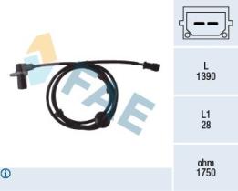 Fae 78083 - SENSOR REVOLUCIONES RUEDA - ABS