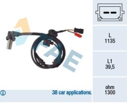  78085 - SENSOR VELOCIDAD RUEDA-ABS