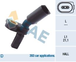 Fae 78103 - SENSOR VELOCIDAD RUEDA-ABS