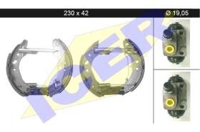 Icer 79KT0041 - KIT DE FRENOS PREMONTADO