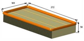 Ufi 3055500 - FILTRO DE AIRE