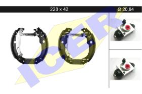 Icer 79KT0069 - KIT DE FRENOS PREMONTADO