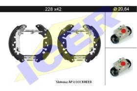 Icer 79KT0017 - KIT DE FRENOS PREMONTADO