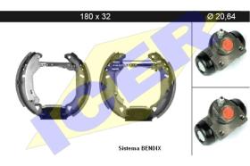 Icer 79KT0011 - KIT DE FRENOS PREMONTADO