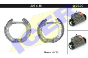 Icer 79KT0021 - KIT DE FRENOS PREMONTADO