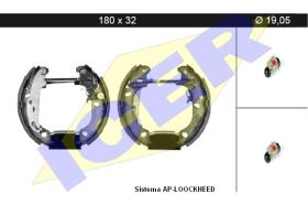 Icer 79KT0028 - KIT DE FRENOS PREMONTADO