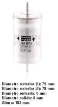  WK8036 - FILTRO DE COMBUSTIBLE