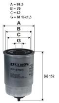  PP9793 - FILTRO COMBUSTIBLE [*]