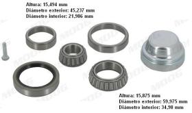 MOOG MEWB11265 - RODAMIENTO-GEN 0 DELANTERA MERCEDES-BENZ CLASE C(W202)