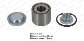  PEWB11414 - RODAMIENTO-GEN 1 TRASERA PEUGEOT 307(3A/C)