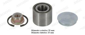  REWB11521 - ROD.RUEDA GEN 1 TRAS.RENAULT MEGANE