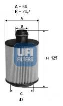  2511200 - FILTRO ACEITE
