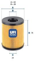 Ufi 2511500 - FILTRO ACEITE