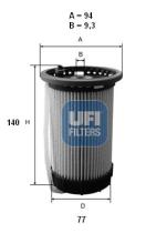 Ufi 2606500 - FILTRO CARBURANTE