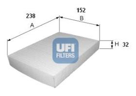 Ufi 5322300 - FILTRO AIRE HABITACULO