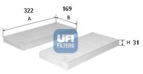 Ufi 5322800 - FILTRO AIRE HABITACULO