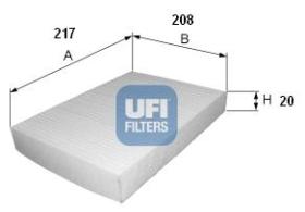 Ufi 5323000 - FILTRO AIRE HABITACULO