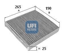 Ufi 5422400 - FILTRO AIRE HABITACULO CARBON ACTIVO