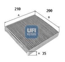 Ufi 5422700 - FILTRO AIRE HABITACULO DE CARBON ACTIVO