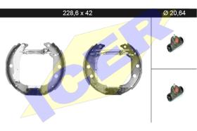 Icer 79KT0052 - KIT DE FRENOS PREMONTADO