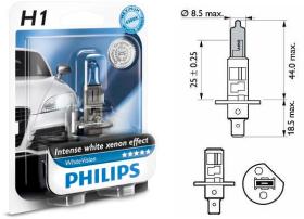  12258WHVB1 - LAMPARA HI BLUEVISION 12V 55W