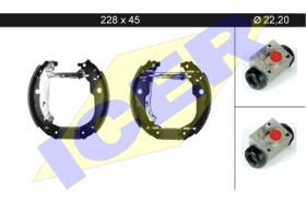 Icer 79KT0022 - KIT DE FRENOS PREMONTADO