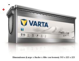 Varta E18 - PROMOTIVE EFB HUMEDA 12V 180AH 1000EN
