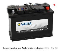 Varta H9 - PROMOTIVE BLACK 12V 120AH 720EN
