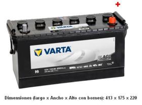 Varta I6 - PROMOTIVE BLACK HUMEDA 12V 110AH 850EN