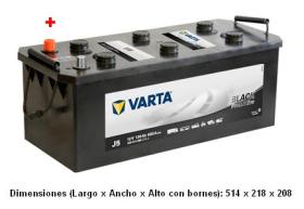 Varta J5 - PROMOTIVE BLACK HUMEDA 12V 130AH 680EN