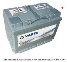 Varta LAD60B - VARTA PROFESSIONAL DEEP CYCLE AGM 12V 60AH 464EN