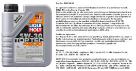 LIQUI MOLY 8972 - ACEITE 5W30 TOP TEC 4200 LONG LIFE III 1 LITRO