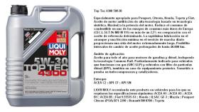 LIQUI MOLY 2324 - ACEITE 5W30 TOP TEC 4300 5 LITROS