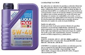 LIQUI MOLY 2327 - ACEITE 5W40 LEICHTLAUF HIGH TECH 1 LITRO