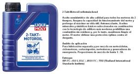 LIQUI MOLY 1052 - ACEITE SEMISINTETICO PARA MOTORES DE 2 TIEMPOS 1 LITRO