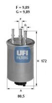 Ufi 2413100 - FILTRO DE COMBUSTIBLE