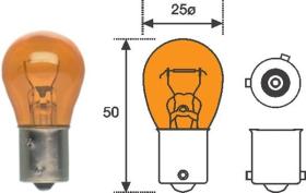  501292 - LAMPARA PY21W BAU15S 12V 21W AMBAR