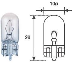 LAMPARAS BOSMA 5012363 - LAMPARA W3W T10 12V 3W