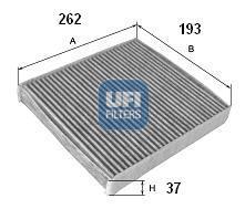 Ufi 5423400 - FILTRO DE HABITACULO CARBON ACTIVO