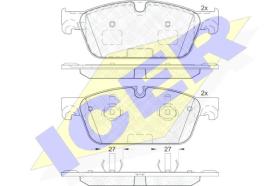 Icer 182105000 - PASTILLAS DE FRENO DELANTERAS