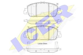 Icer 182153000 - PASTILLAS DE FRENO DELANTERAS