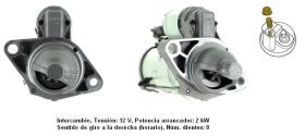 Cevam 9732 - MOTOR DE ARRANQUE TOYOTA