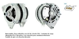 Cevam 2056 - ALTERNADOR CASE-CLAAS-FORD-MF-PERKINS