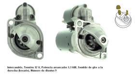 Cevam 9968 - MOTOR DE ARRANQUE