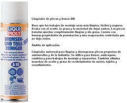 LIQUI MOLY 3389 - LIMPIADOR DE PIEZAS Y FRENOS