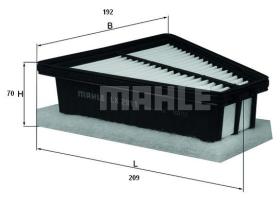 Mahle LX2911 - FILTRO DE AIRE          [*]