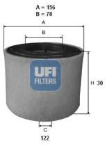 Ufi 27A5400 - FILTRO DE AIRE