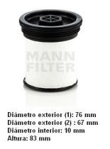 Mann PU7006 - [*] FILTRO DE COMBUSTIBLE