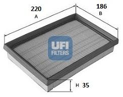 Ufi 3062500 - FILTRO DE AIRE