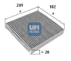 Ufi 5423300 - FILTRO HABITACULO CARBON ACTIVO